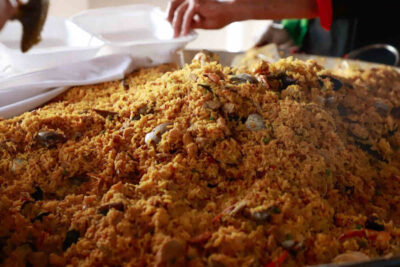 Disfrutan fresnillenses de la Tradicional Paella Valenciana