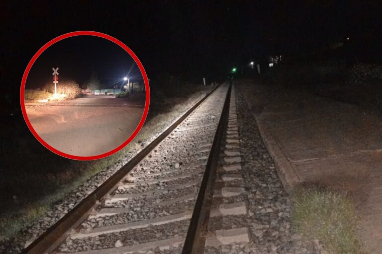 Accidente ferroviario deja a un hombre con las piernas amputadas en Fresnillo