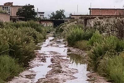 Lluvias provocan encharcamientos en la Colonia Bajío de Fresnillo