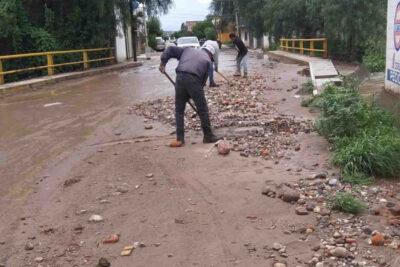 Lluvias en Jerez generan afectaciones en diversas colonias y vialidades del municipio