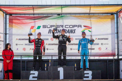 Mateo Girón responde a la confianza depositada en él al ganar las carreas de Gran Turismo México Light