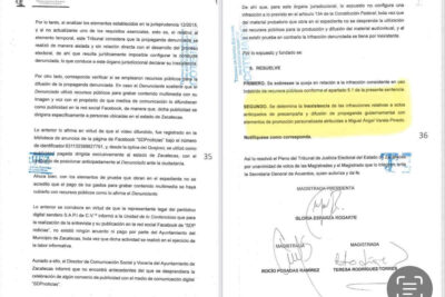 TRIJEZ exonera a Miguel Varela por presunta propaganda anticipada