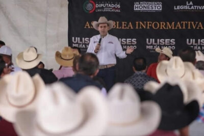 Ulises Mejía regresa a Pinos para impulsar la soberanía alimentaria