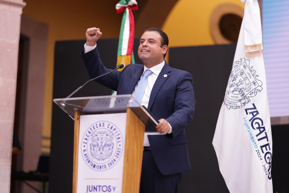 Miguel Varela, alcalde de Zacatecas.