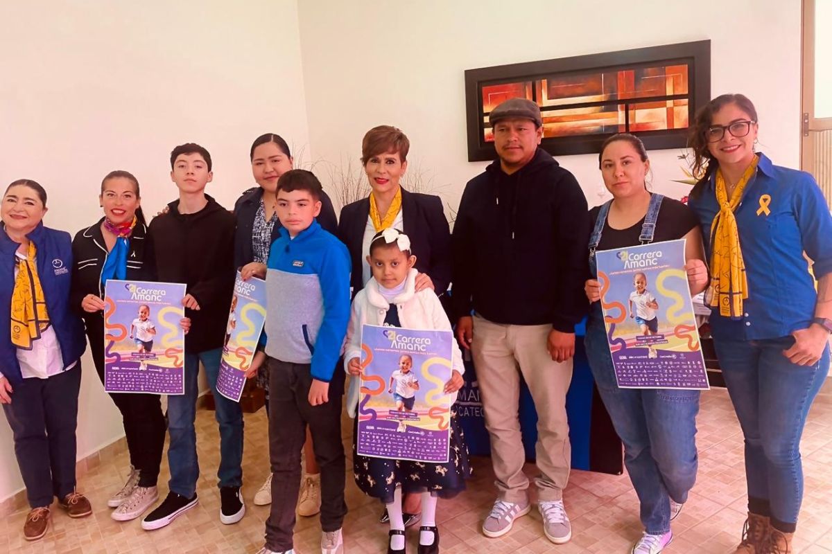 La XXI Carrera AMANC en Zacatecas, el 4 de octubre, beneficiará a más de 70 menores..