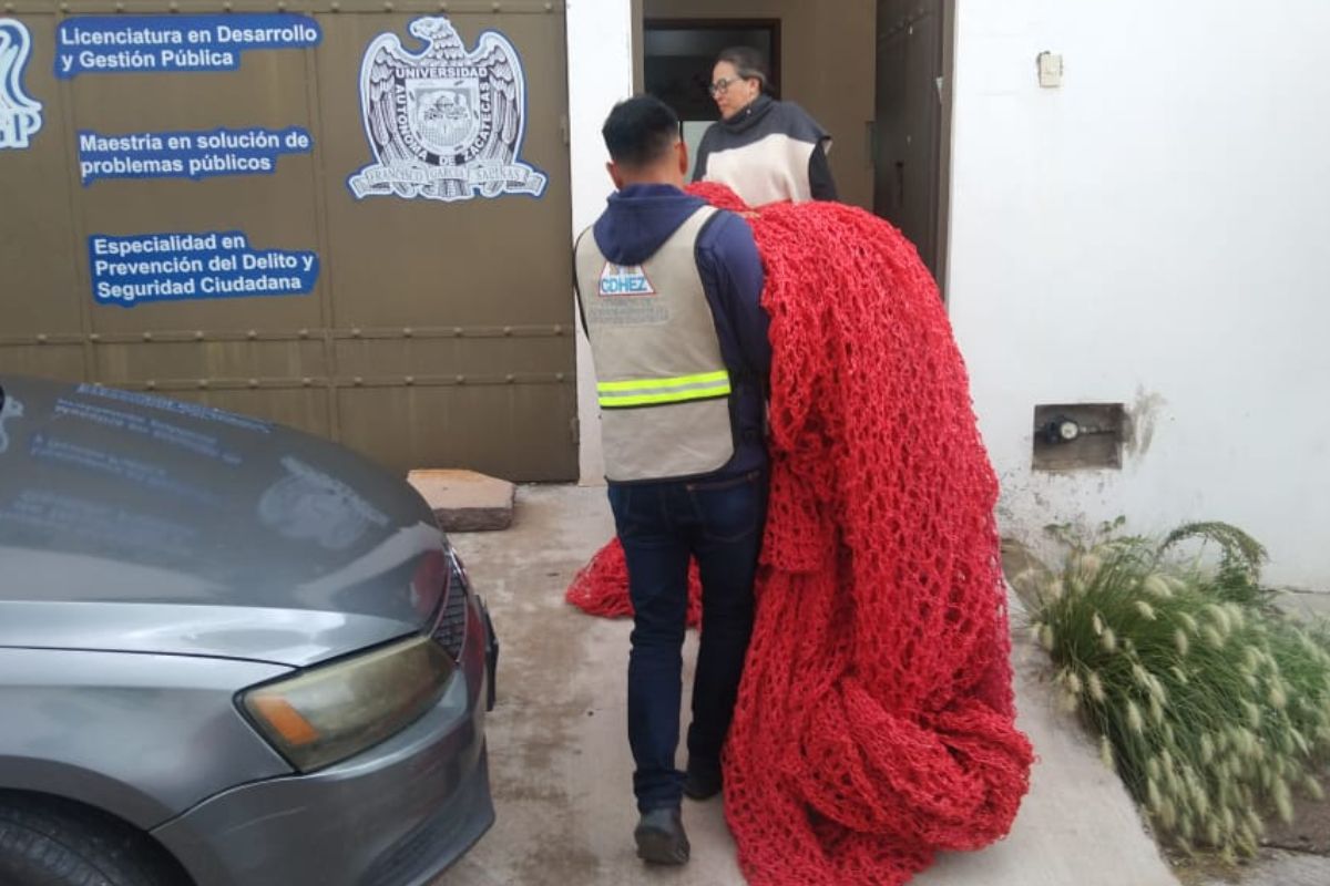 La CDHEZ recupera y entrega tejidos de Colectivos de Búsqueda de Personas Desaparecidas.