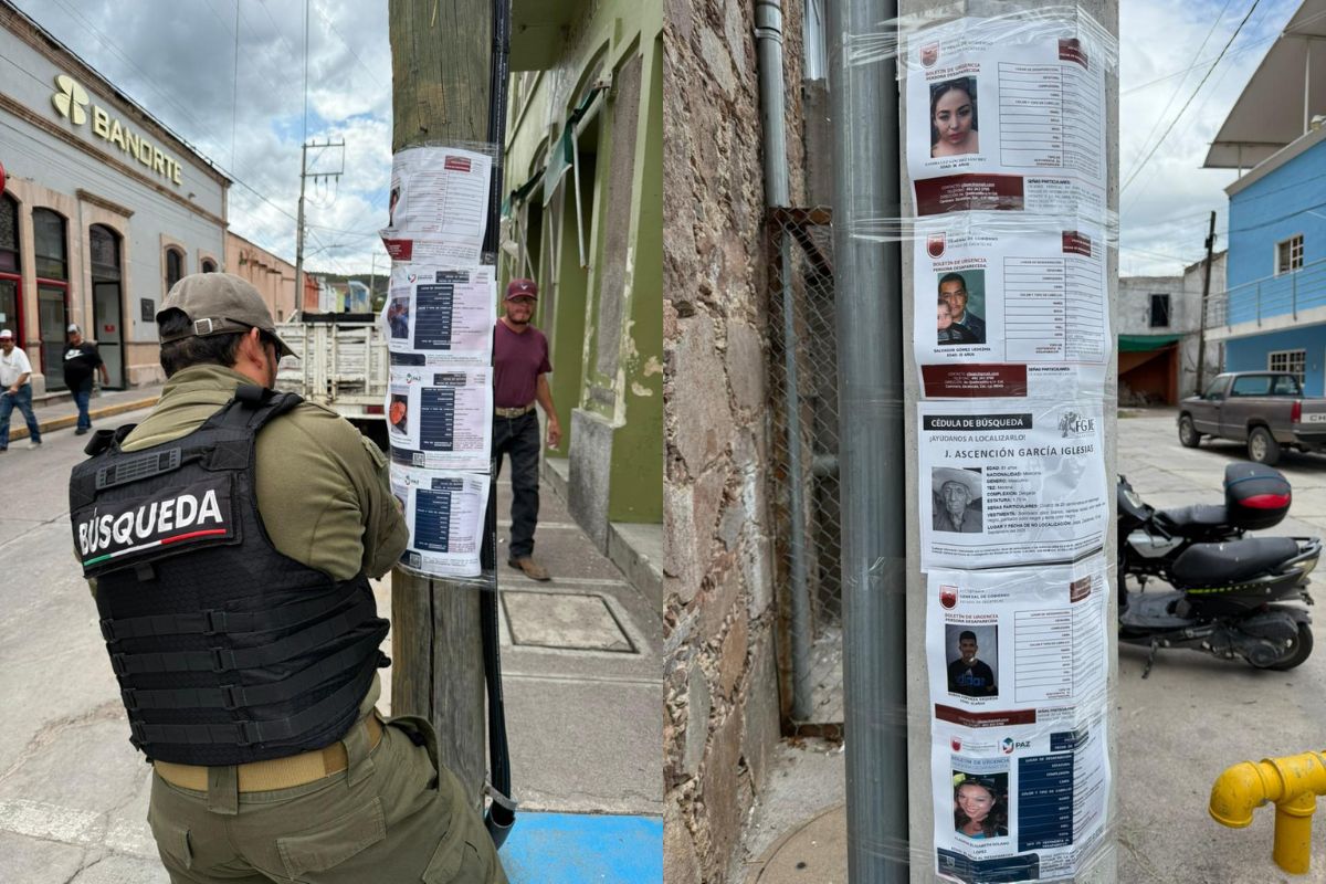 Realizan búsqueda forense en tiros de mina y zonas rurales de Zacatecas.