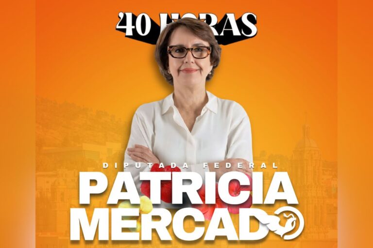 Patricia Mercado visitará Zacatecas para dialogar sobre la jornada laboral de 40 horas