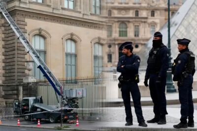 Encapuchados roban joyas de Napoleón del museo del Louvre