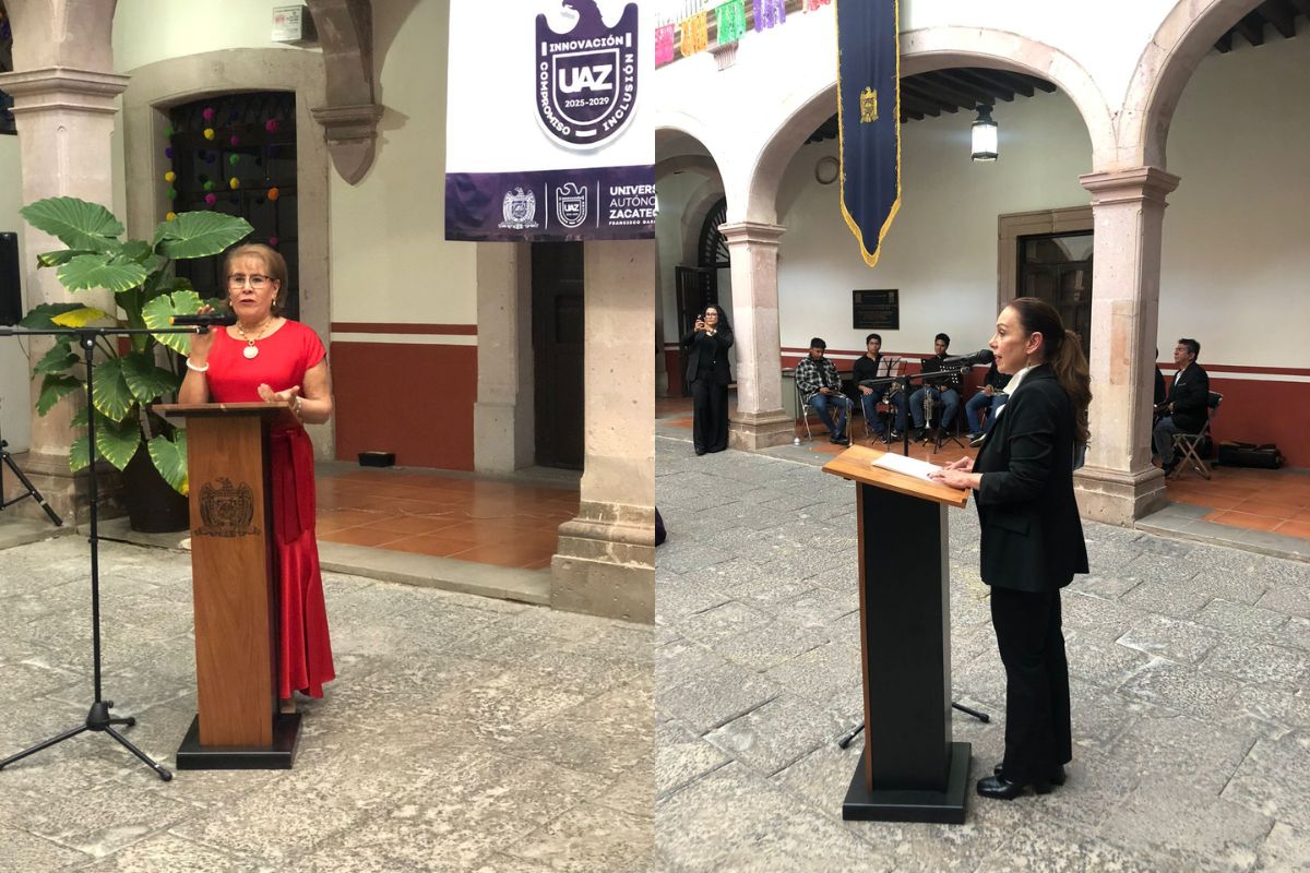 Reconocen a Emilia Recéndez por 50 años de excelencia académica.