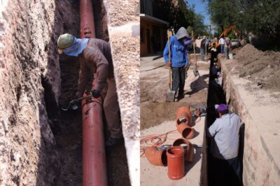 Avanza rehabilitación del drenaje sanitario en Jerez