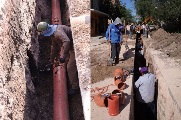 Avanza rehabilitación del drenaje sanitario en Jerez