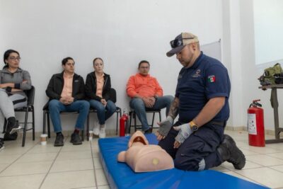 Capacita Protección Civil de Guadalupe a empresarios locales en primeros auxilios