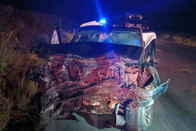 Accidente sobre la carretera federal 49, en Río Grande, deja dos muertos y dos heridos