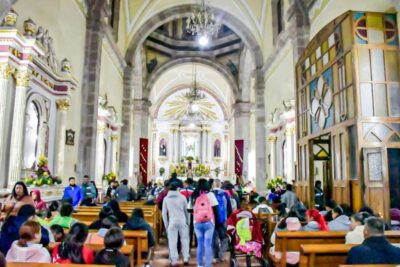 Fieles peregrinan a Villanueva por San Judas Tadeo