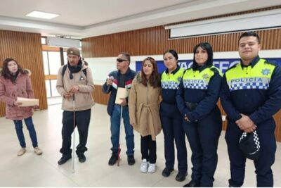 Policía Turística capitalina se capacita para guiar invidentes en Zacatecas