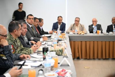 El clúster minero es sede de honores a la Bandera y reunión de seguridad estatal