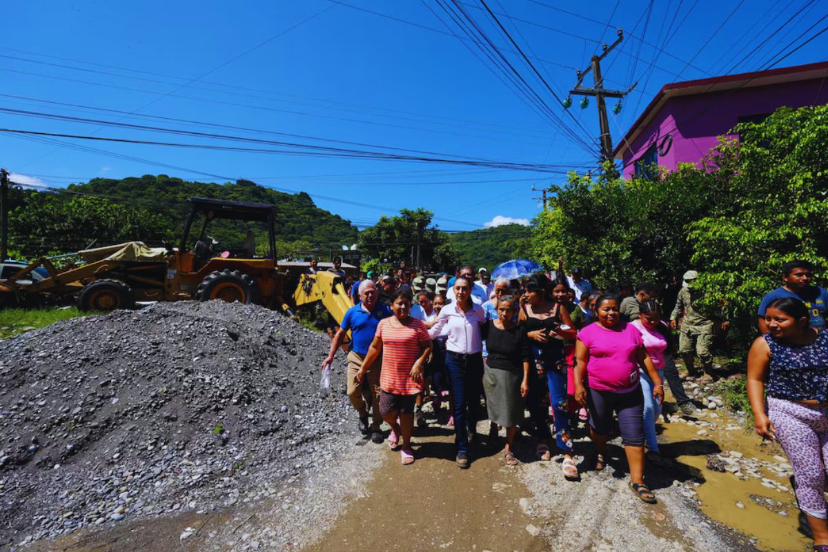 Sheinbaum: “Nadie quedará desamparado” tras las inundaciones en Veracruz y Puebla