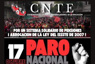 CNTE convoca paro masivo y acciones de protesta