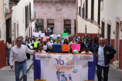 CDHEZ encabeza la marcha “Yo También Quiero Trabajar” en favor de la inclusión laboral