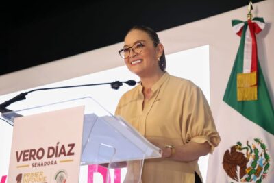 Senadora Verónica Díaz rinde informe “legislando por el bienestar”