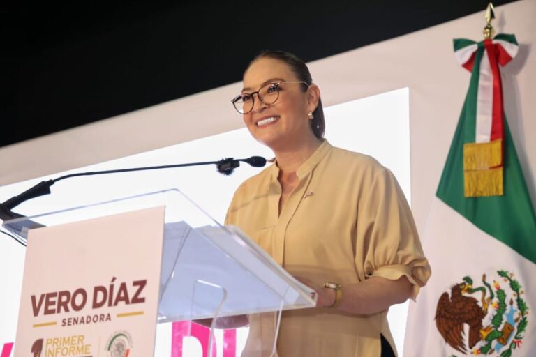 Senadora Verónica Díaz rinde informe “legislando por el bienestar”