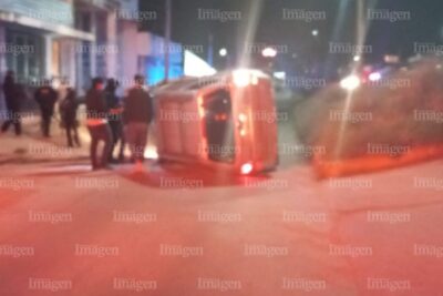 Volcadura en Fresnillo deja un lesionado; conductor presuntamente alcoholizado