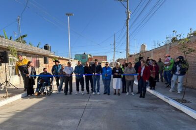 Fresnillo: colonia Obrera y Del Sol reciben mejoras en drenaje, pavimentación y agua potable