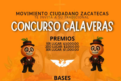 Invita Movimiento Ciudadano Zacatecas a su tradicional Concurso de Calaveras 2025