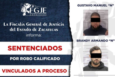 Sentencian a 4 años de prisión a involucrados en robo de más de un millón de pesos