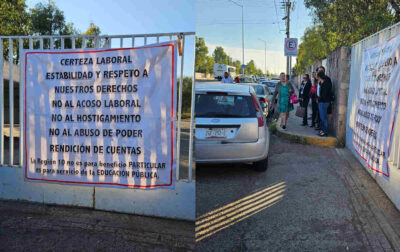 Trabajadores de la Región 10 de la SEDUZAC toman instalaciones en protesta