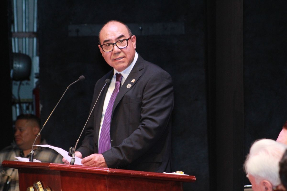 Ángel Román, rector de la UAZ.