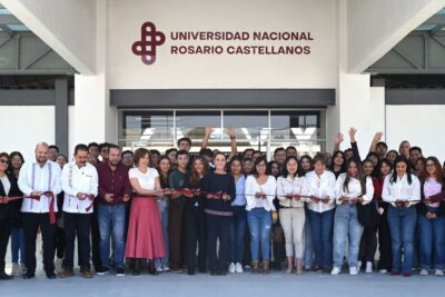 Claudia Sheinbaum inaugura nuevo plantel de la UNRC en Chalco