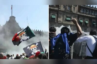 Segob condena violencia en protesta de la Generación Z en el Zócalo