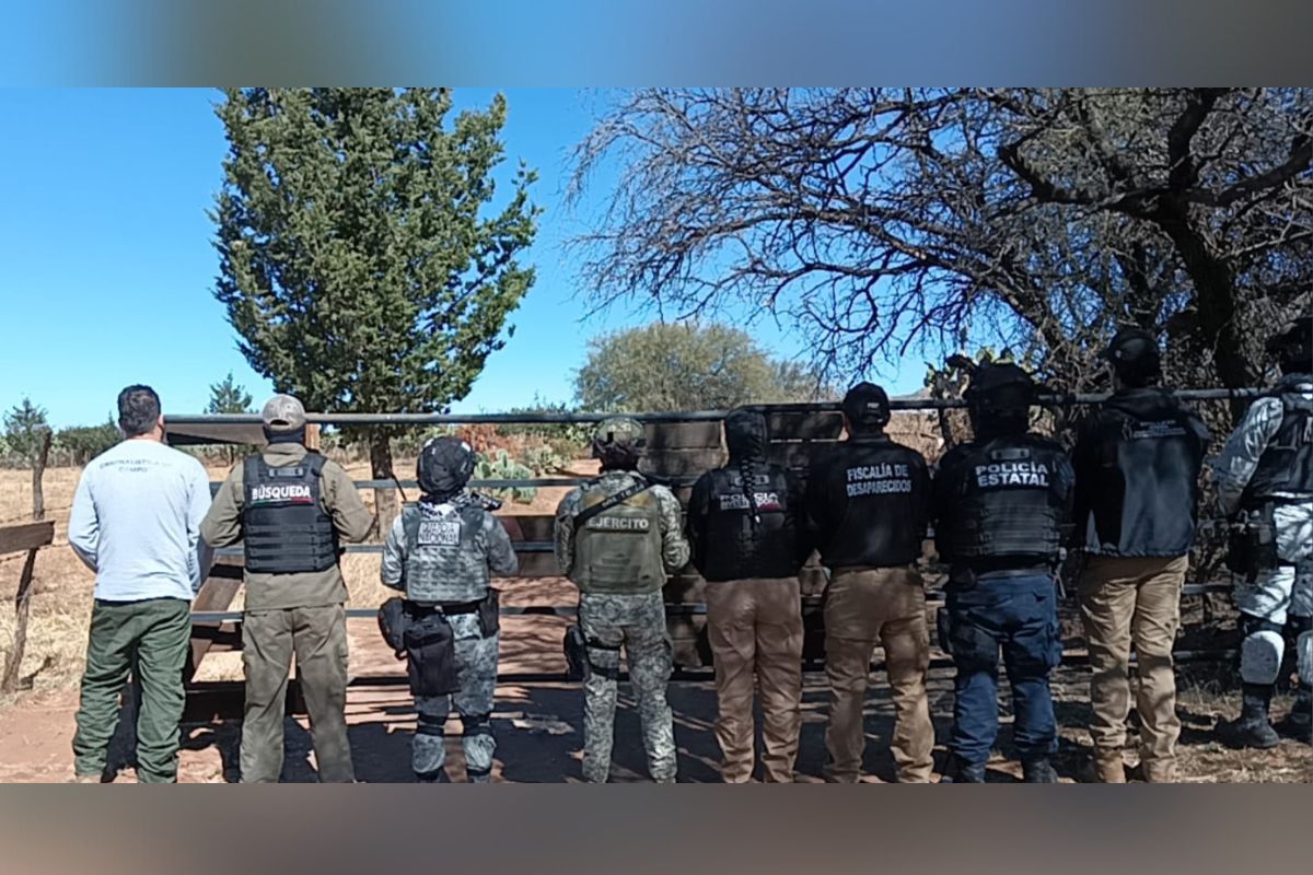 Autoridades reportan siete resultados positivos en búsqueda de personas desaparecidas en Zacatecas.