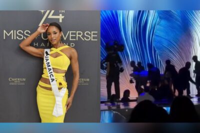 Preocupa la salud de Miss Jamaica tras fuerte caída en Miss Universo 2025