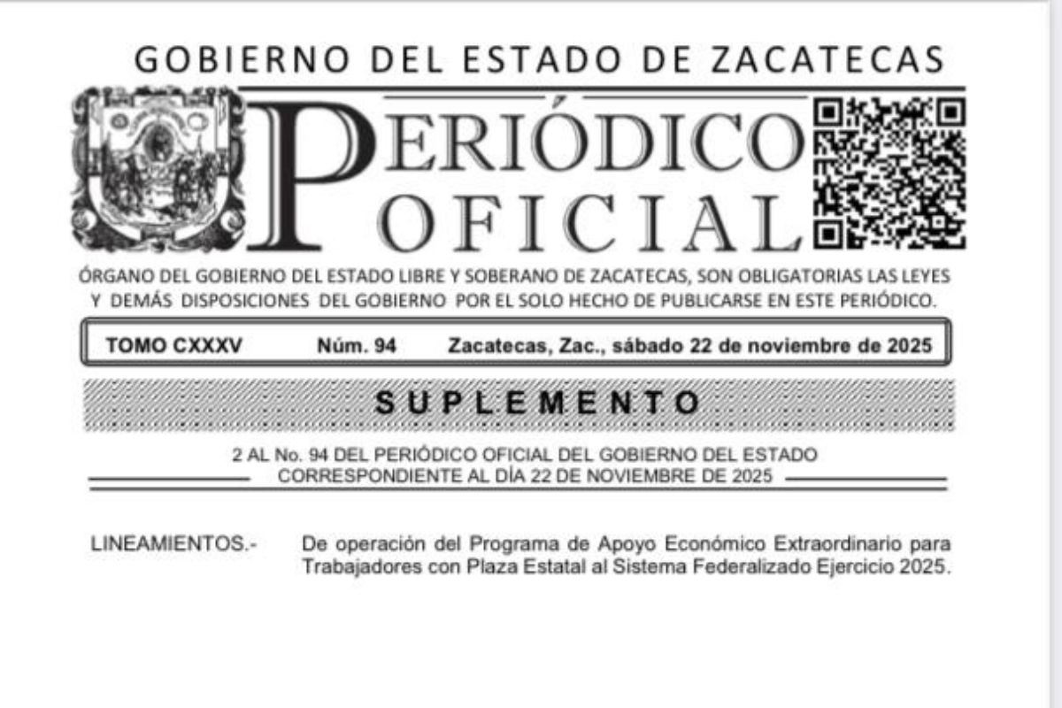 Zacatecas ofrece incentivo para que docentes migren a la nómina federal.