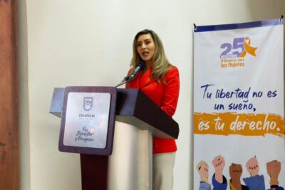 Presenta Gobierno de Zacatecas calendario de actividades 16 Días de Activismo contra la Violencia hacia la Mujer