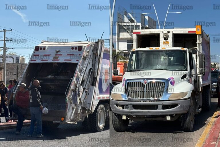 Automóvil y camión de limpieza de involucran en accidente en el Paseo de Mineral