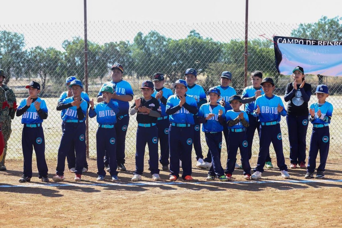 Saucito del Poleo estrena campo infantil de béisbol.