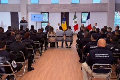 Policías franceses entrenan a corporaciones de Jalisco para reforzar seguridad rumbo al Mundial 2026