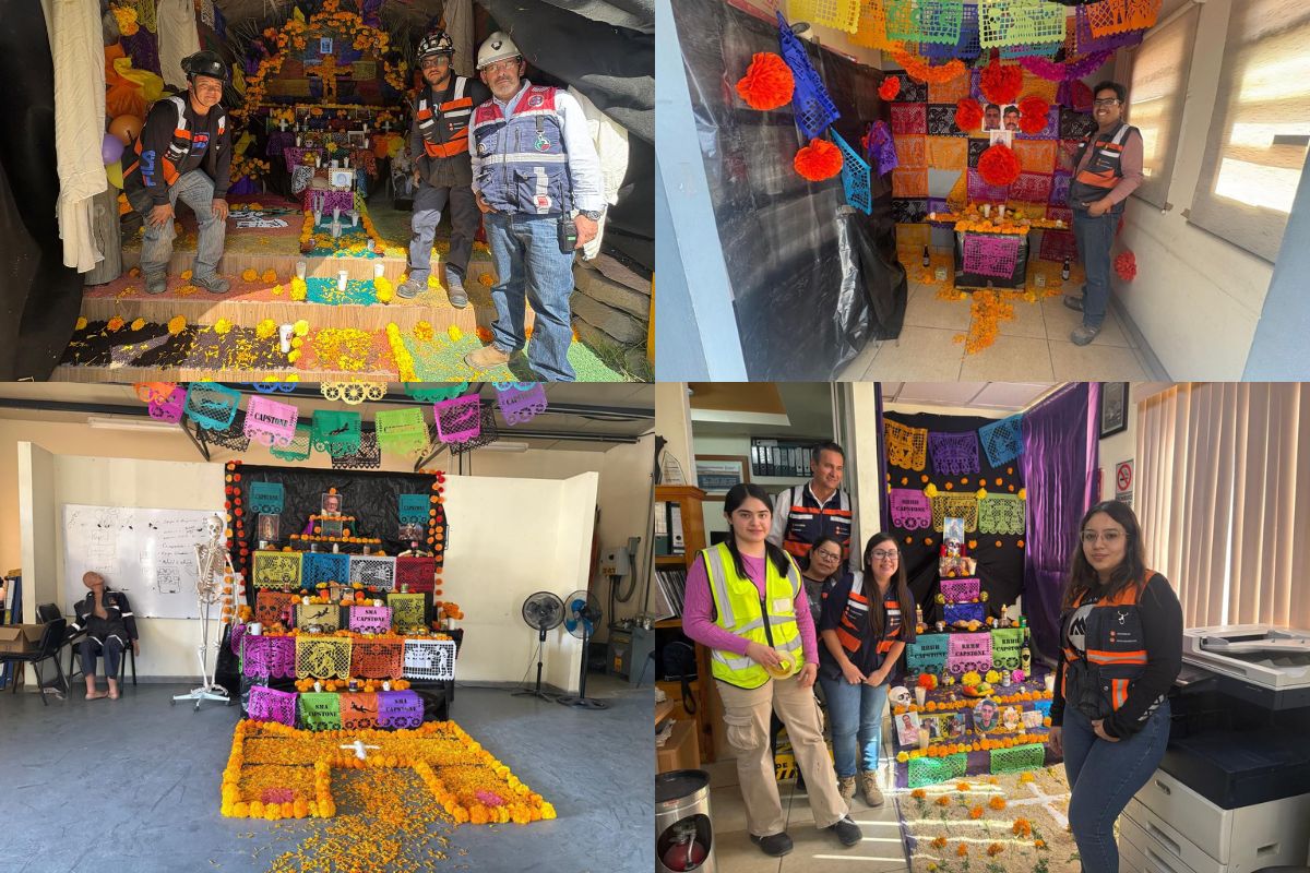 Capstone Copper Cozamin honra sus tradiciones con el Concurso de Altares de Día de Muertos 2025.