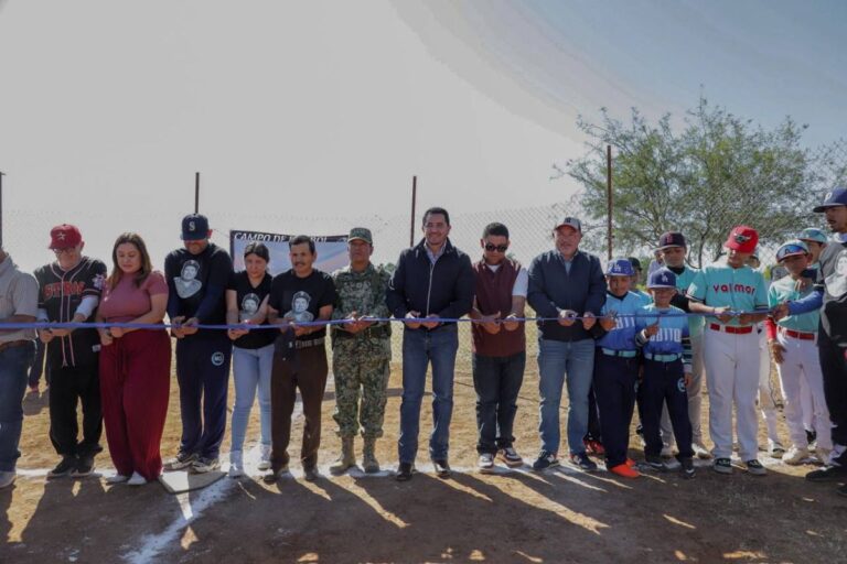 Saucito del Poleo estrena campo infantil de béisbol
