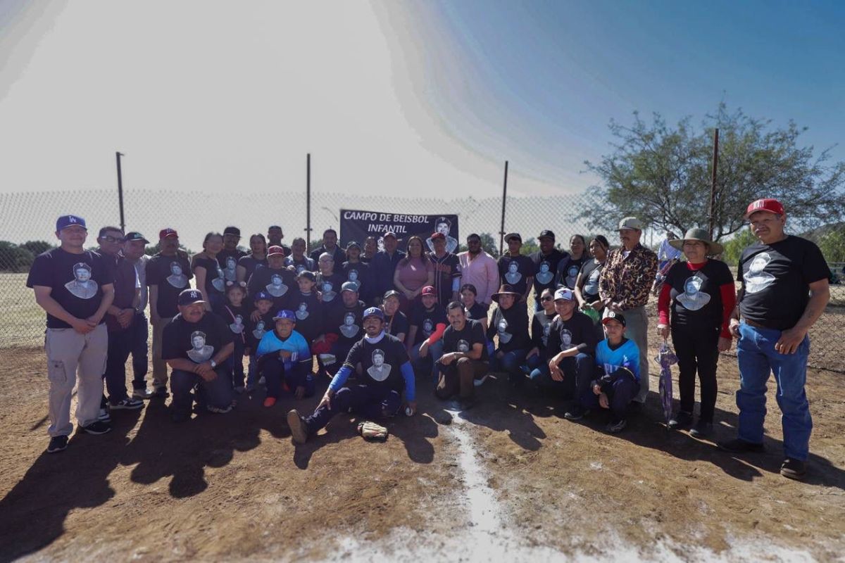 Saucito del Poleo estrena campo infantil de béisbol.