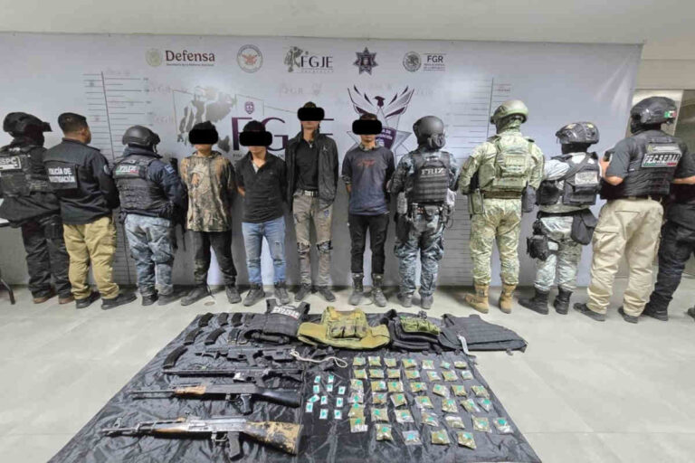 Desarticulan célula criminal tras agresión armada en Villanueva, Zacatecas