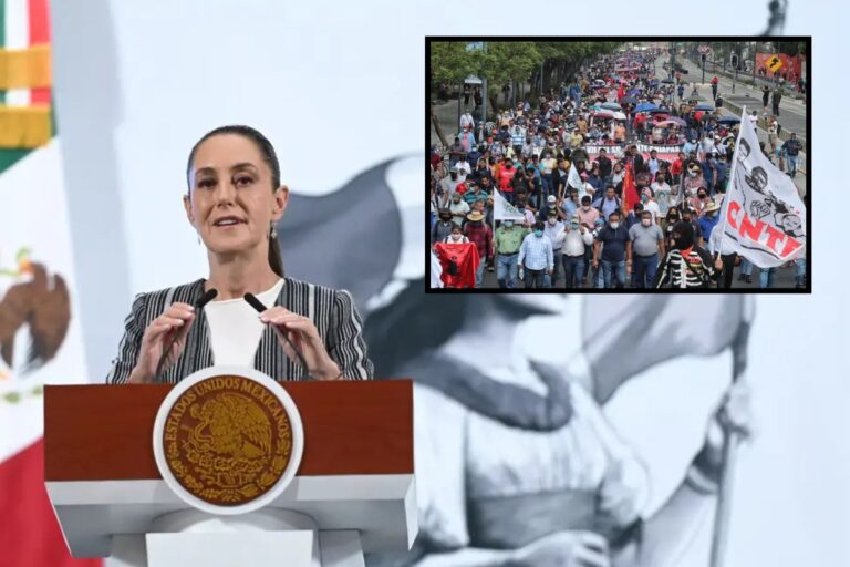 Sheinbaum llama al diálogo tras protestas de la CNTE