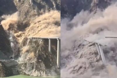 Colapsa puente recién inaugurado en Sichuan