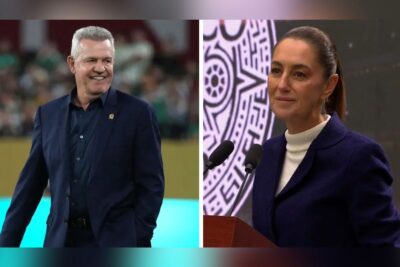 “Portar esta camiseta es un honor”: Aguirre respalda mensaje de Sheinbaum