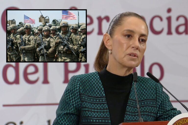 Sheinbaum rechaza intervención militar de Estados Unidos en México