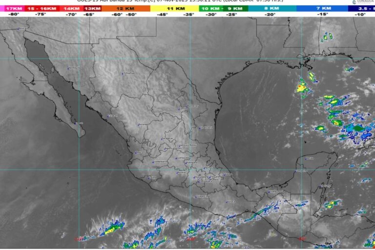 ¿Cómo será el clima hoy 7 de noviembre de 2025 en Zacatecas?